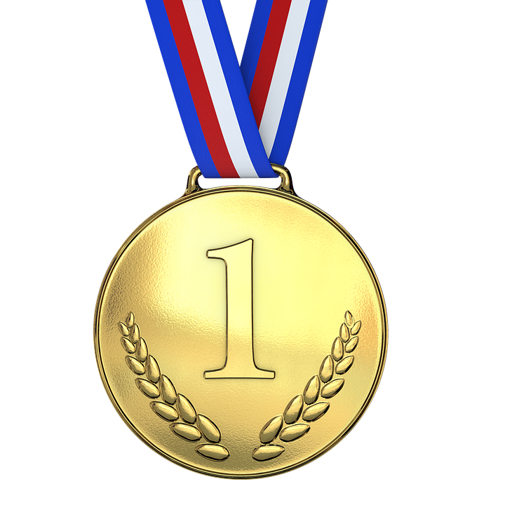 A great example of a medal used as a sports award